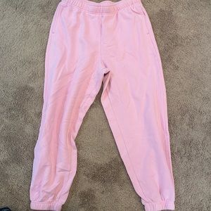 pink joggers